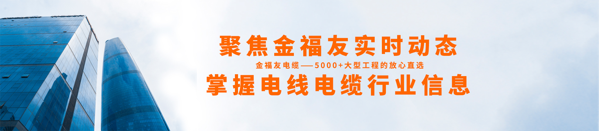 聚焦金福友实时动态，掌握电线电缆行业信息